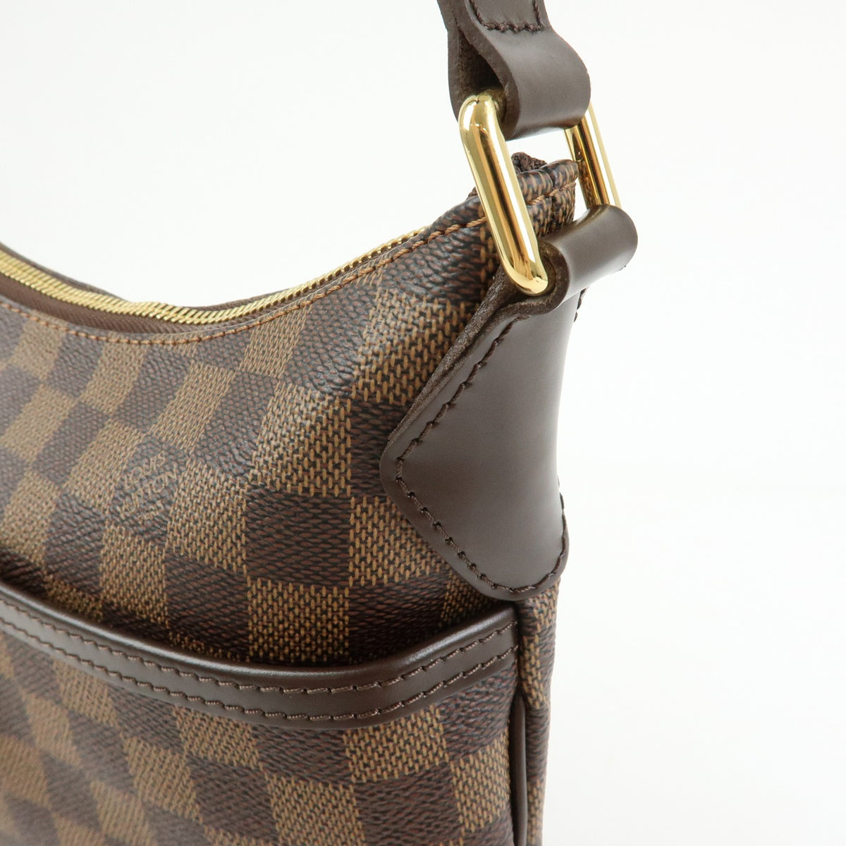 Louis Vuitton Bloomsbury Damier, Brown, Canvas, Shoulder Bag