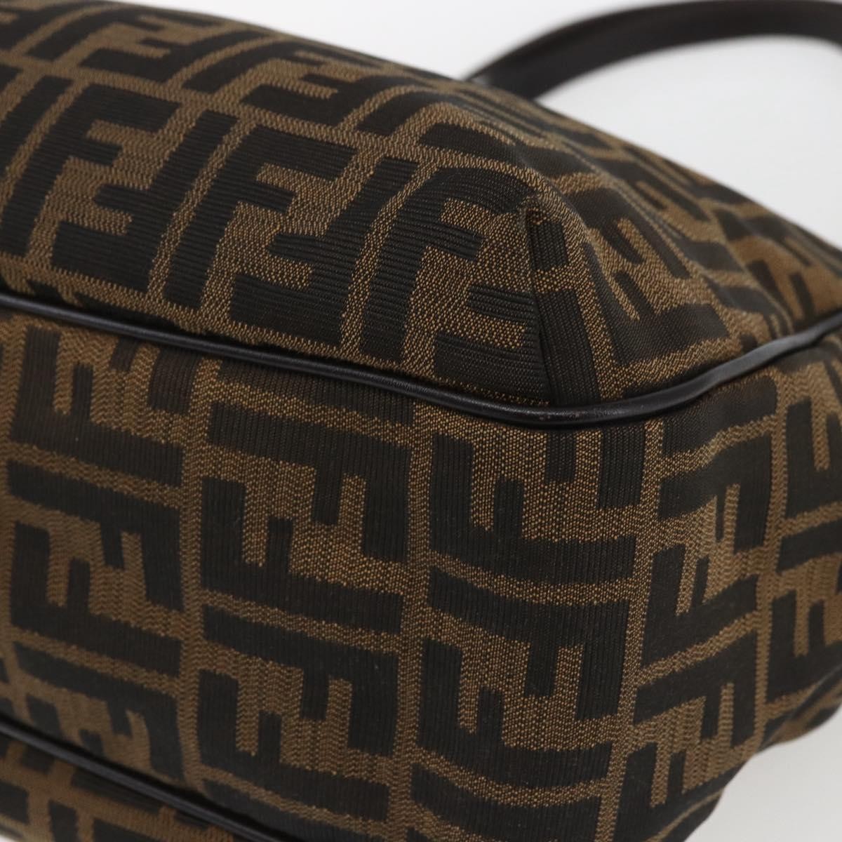 Fendi Chef Zucca Canvas, Brown, Canvas, Tote Bag