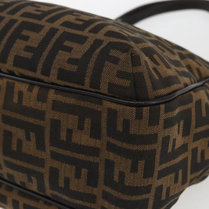 Fendi Chef Zucca Canvas, Brown, Canvas, Tote Bag