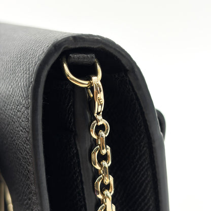 Christian Dior 30 Montaigne 2-in-1 Leather, Black, Leather, Crossbody Bag