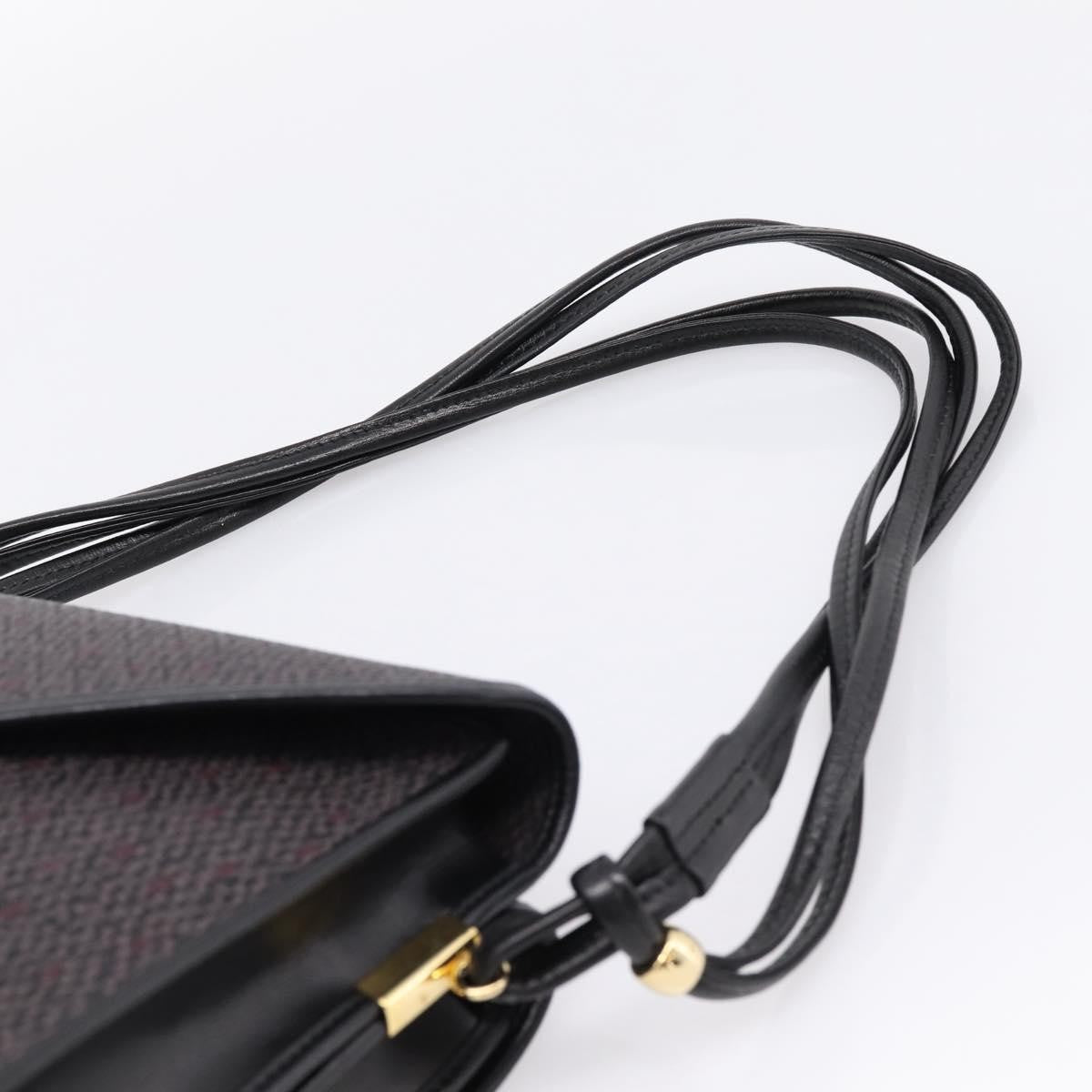 Saint Laurent Vintage Shoulder bag Leather, Gray, Canvas, Shoulder Bag