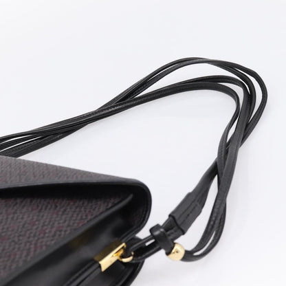 Saint Laurent Vintage Shoulder bag Leather, Gray, Canvas, Shoulder Bag