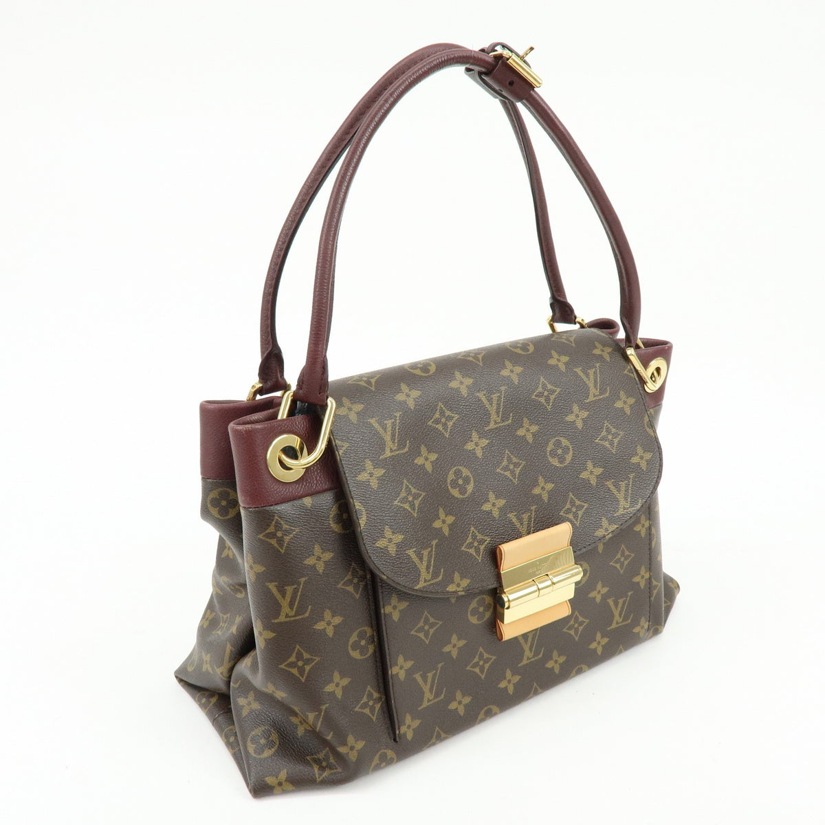 Louis Vuitton Olympe Monogram Canvas, Brown, Canvas, Handbag