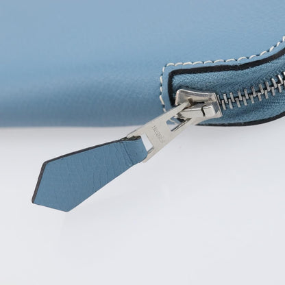 Hermes Vision II Agenda Epsom, Blue, Leather, Wallet