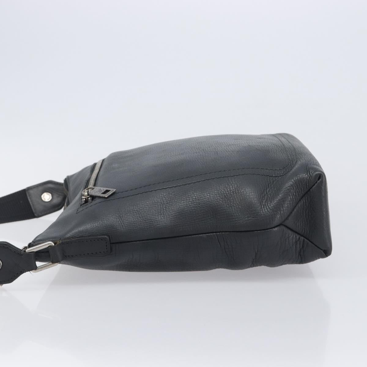 Louis Vuitton Shawnee Pochette Utah Leather, Gray, Leather, Clutch