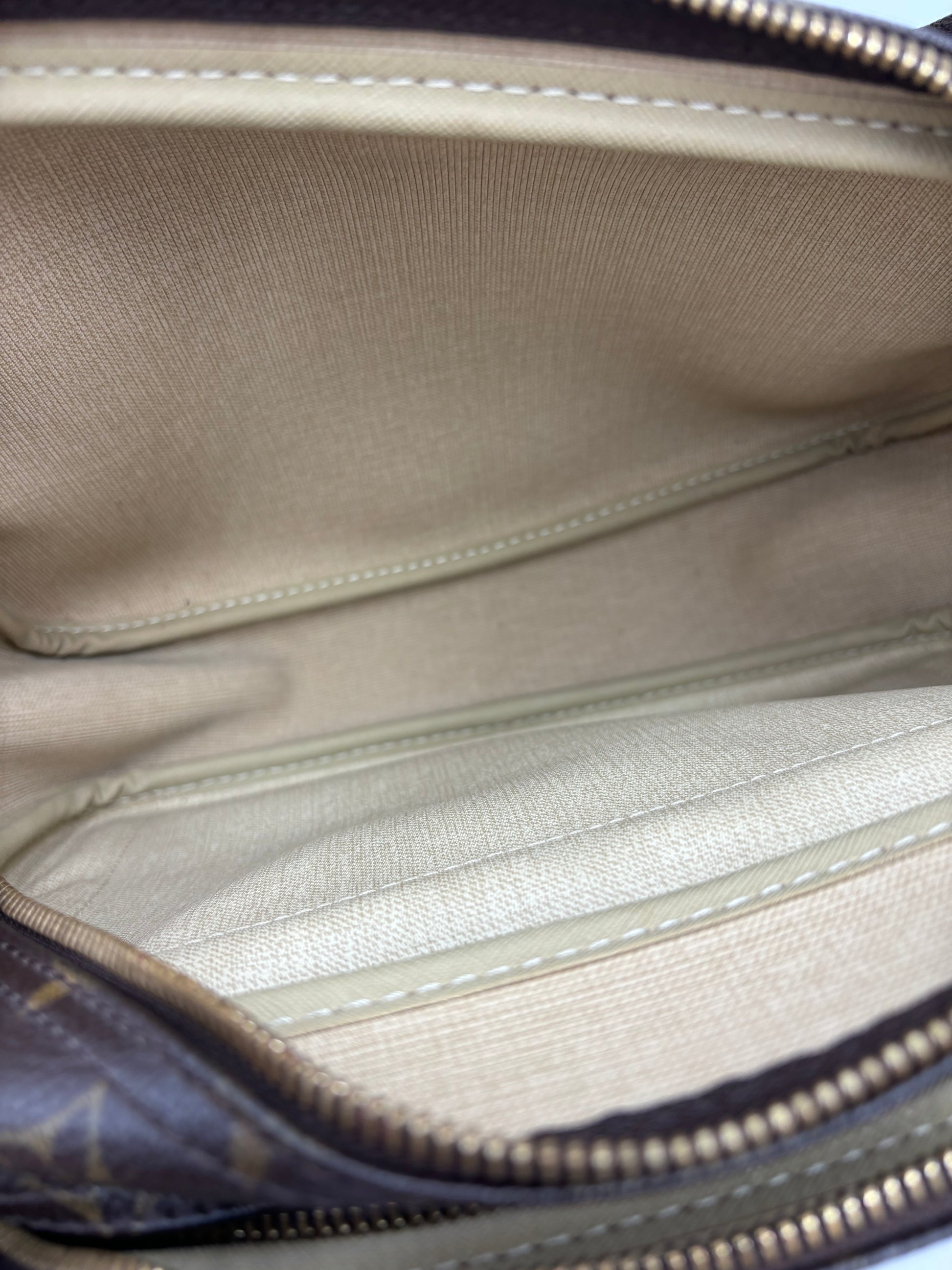 Louis Vuitton Reporter Monogram Canvas, Brown, Canvas, Shoulder Bag