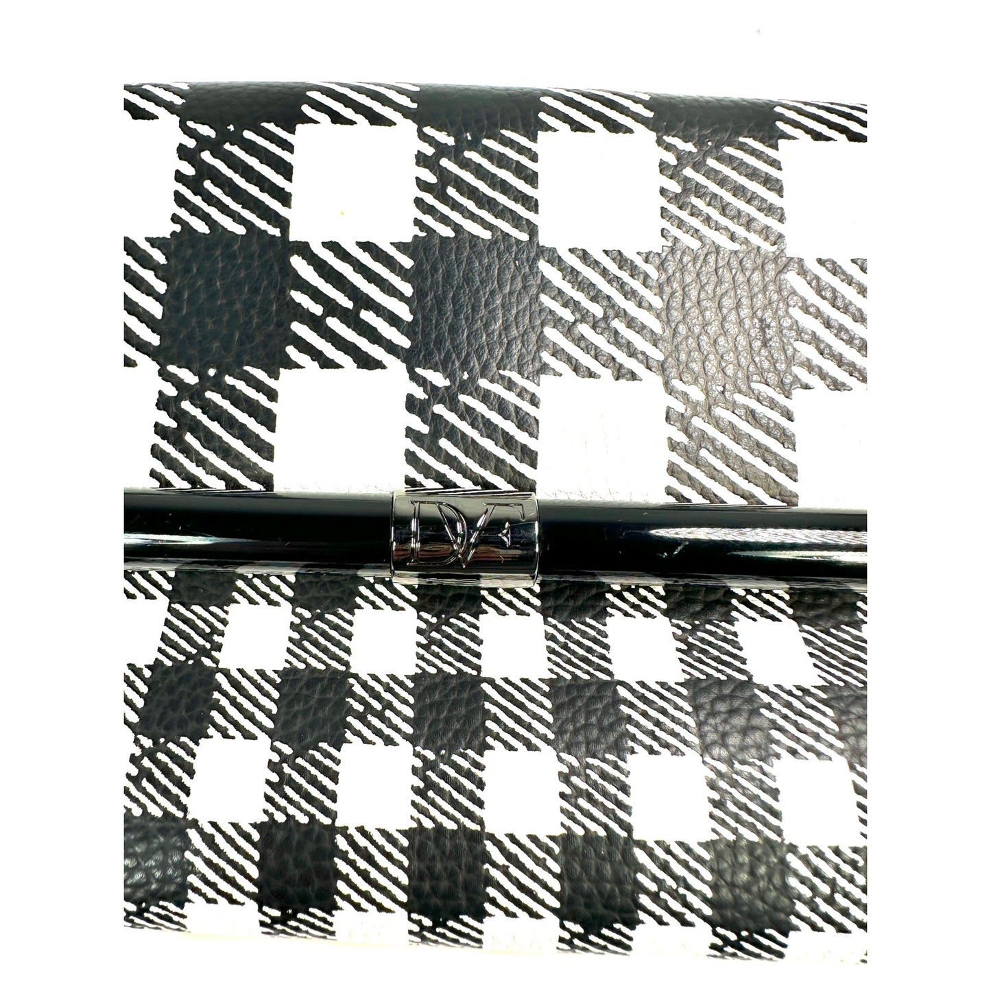 Diane Von Furstenberg Gingham Clutch