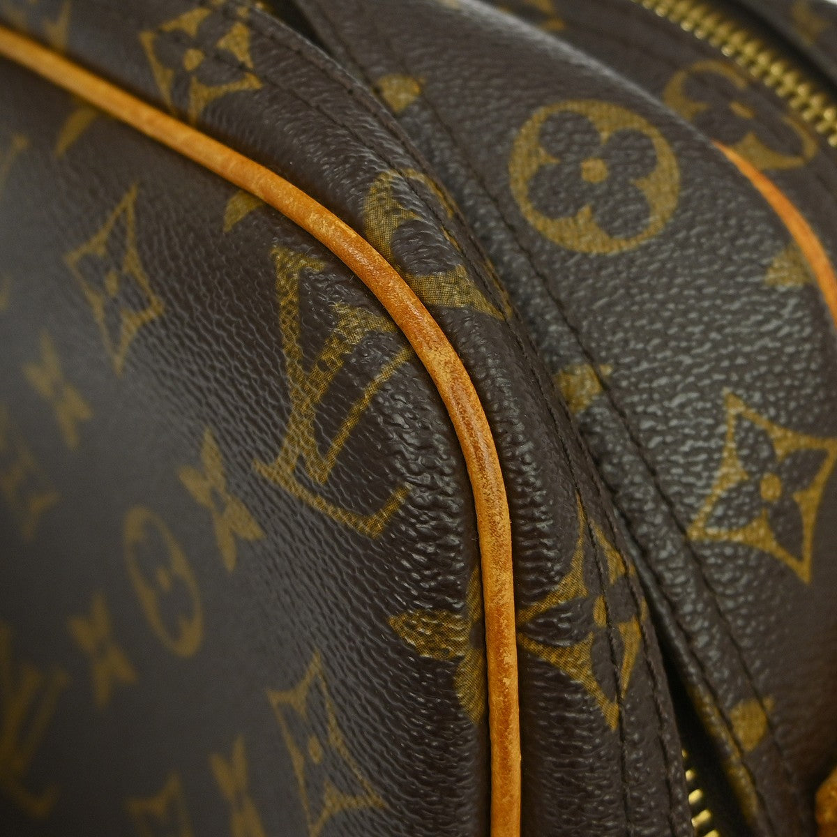 Louis Vuitton Reporter Monogram, Brown, Canvas, Shoulder Bag
