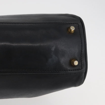 Prada Tote Leather, Black, Leather, Tote Bag