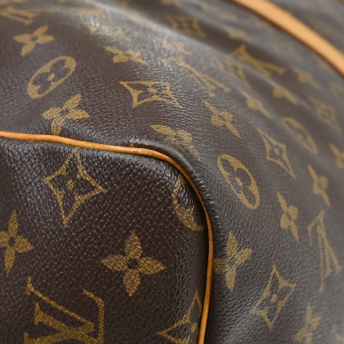 Louis Vuitton Keepall Monogram Canvas, Brown, Canvas, Travel Bag