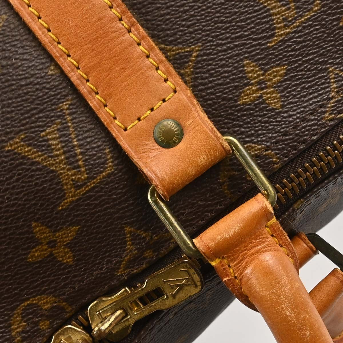Louis Vuitton Keepall Monogram Canvas, Brown, Canvas, Travel Bag