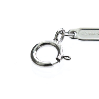 Tiffany & Co. T Smile Pendant 18K White Gold, Silver, White Gold, Necklace