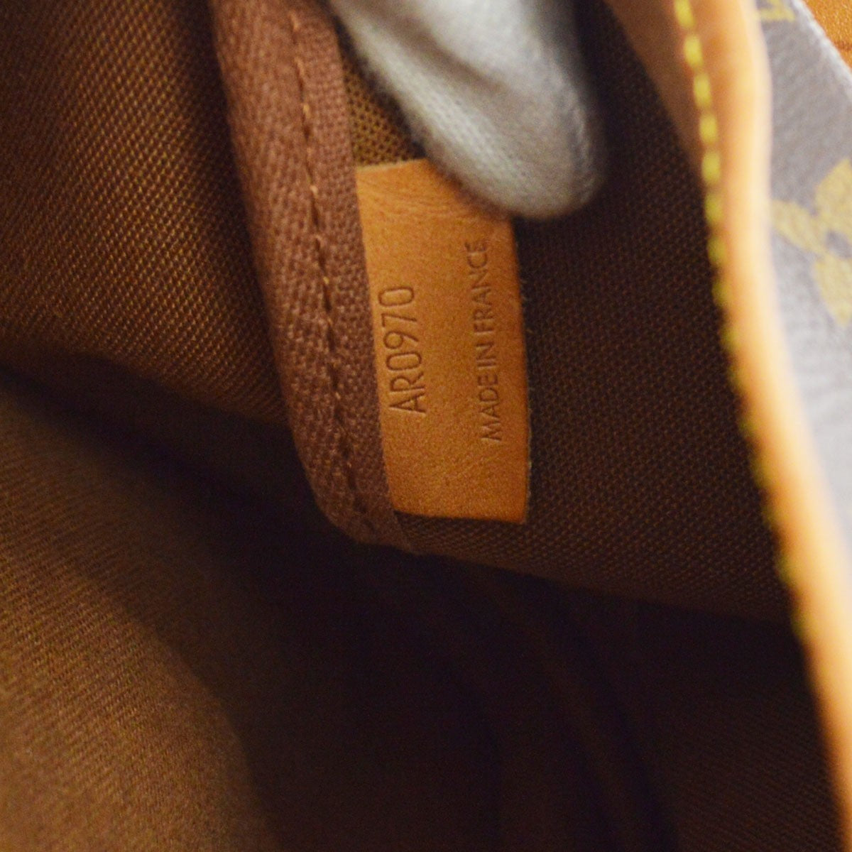 Louis Vuitton Saumur Monogram Canvas, Brown, Canvas, Shoulder Bag
