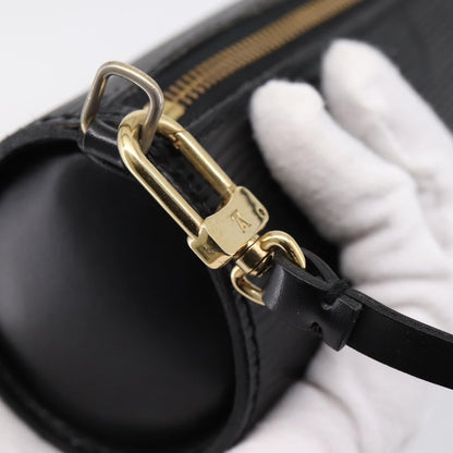 Louis Vuitton Soufflot Pochette Epi Leather, Black, Leather, Clutch