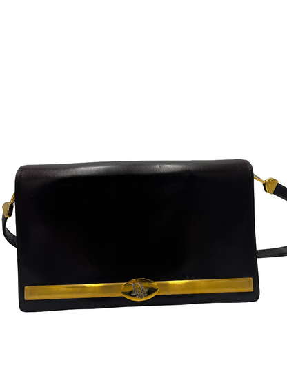 Christian Dior 30 Montaigne Clutch Patent leather, BROWN, PATENT_LEATHER, Shoulder bag