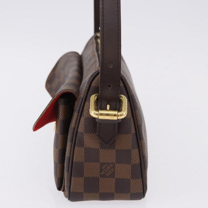 Louis Vuitton Ravello Damier Ebene, Brown, Canvas, Shoulder Bag