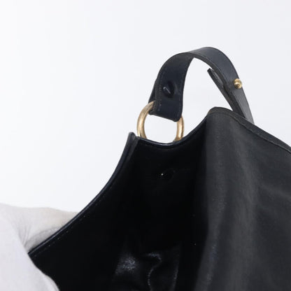 Christian Dior Vintage Trotter Shoulder Bag Canvas, NAVY, CANVAS, Shoulder bag