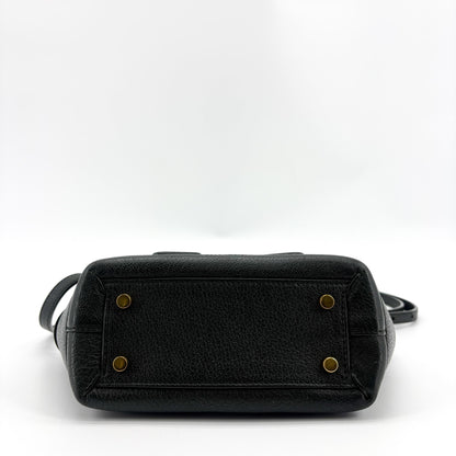 Bottega Veneta Arco Maxi Intrecciato Leather, Black, Leather, Tote Bag