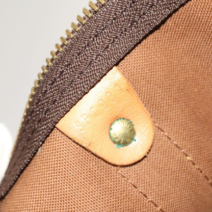 Louis Vuitton Keepall Bandouliere Bag Monogram Canvas, BROWN, LEATHER, Travel bag