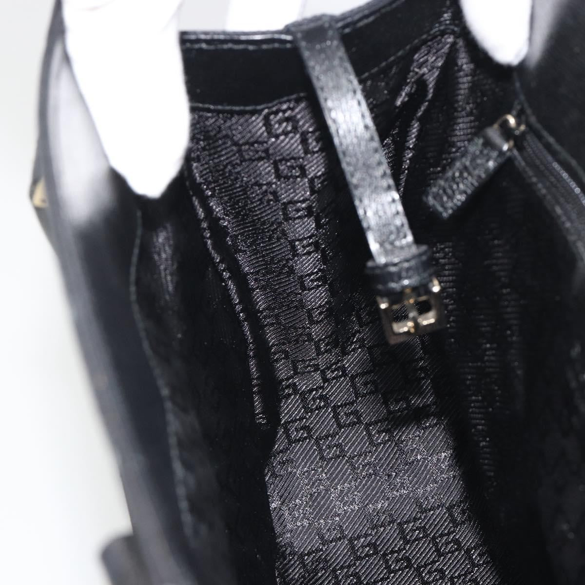 Gucci Vintage G Hobo GG Canvas and Leather, Black, Canvas, Shoulder Bag