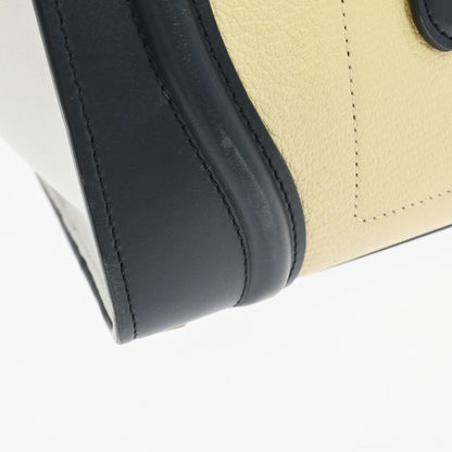 Celine Tricolor Luggage Leather, Multicolour, Leather, Handbag