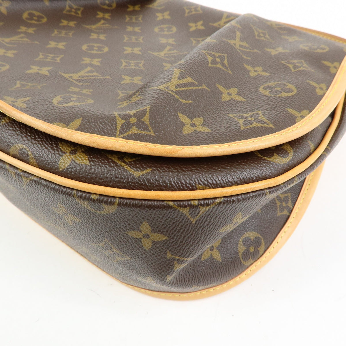 Louis Vuitton Menilmontant Monogram Canvas, Brown, Canvas, Handbag