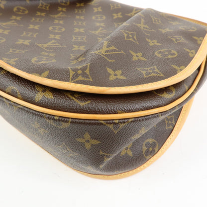 Louis Vuitton Menilmontant Monogram Canvas, Brown, Canvas, Handbag