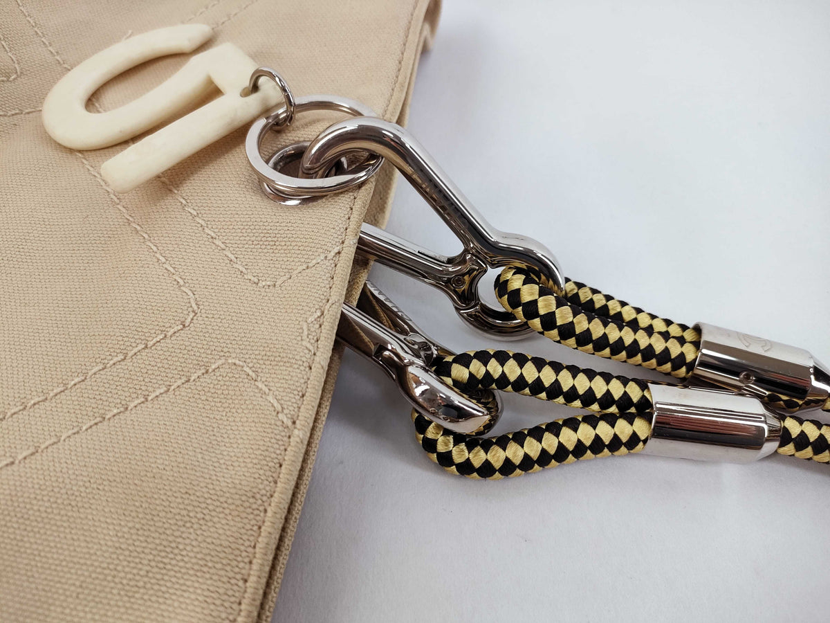 Chanel Vintage No. 5 Canvas, Beige, Canvas, Tote Bag