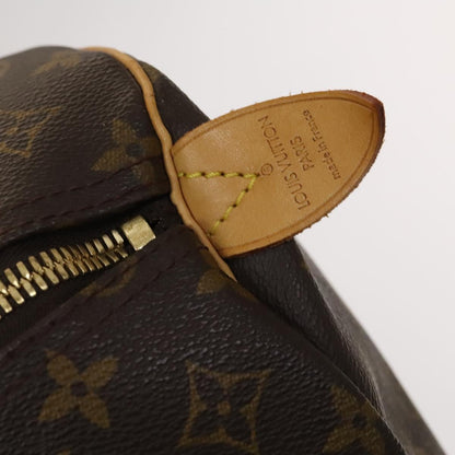 Louis Vuitton Keepall Bag Monogram Canvas, BROWN, CANVAS, Travel bag