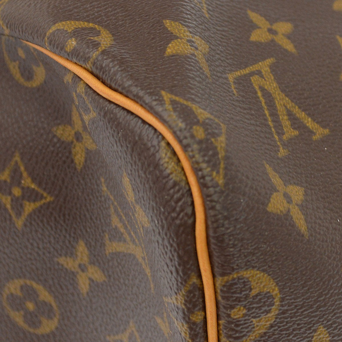 Louis Vuitton Keepall Monogram Canvas, Brown, Canvas, Travel Bag