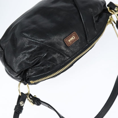 Chloe shoulder bag Leather, Black, Leather, Shoulder Bag
