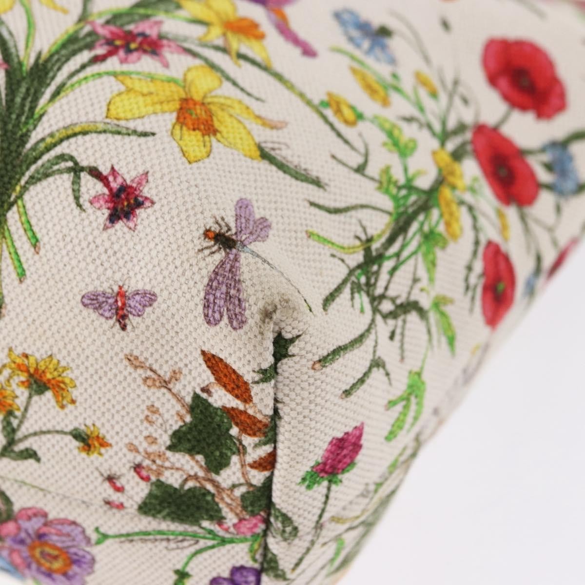 Gucci Craft Flora Canvas, Multicolour, Canvas, Tote Bag