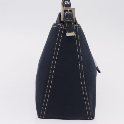 Fendi Baguette Canvas, Navy, Canvas, Handbag