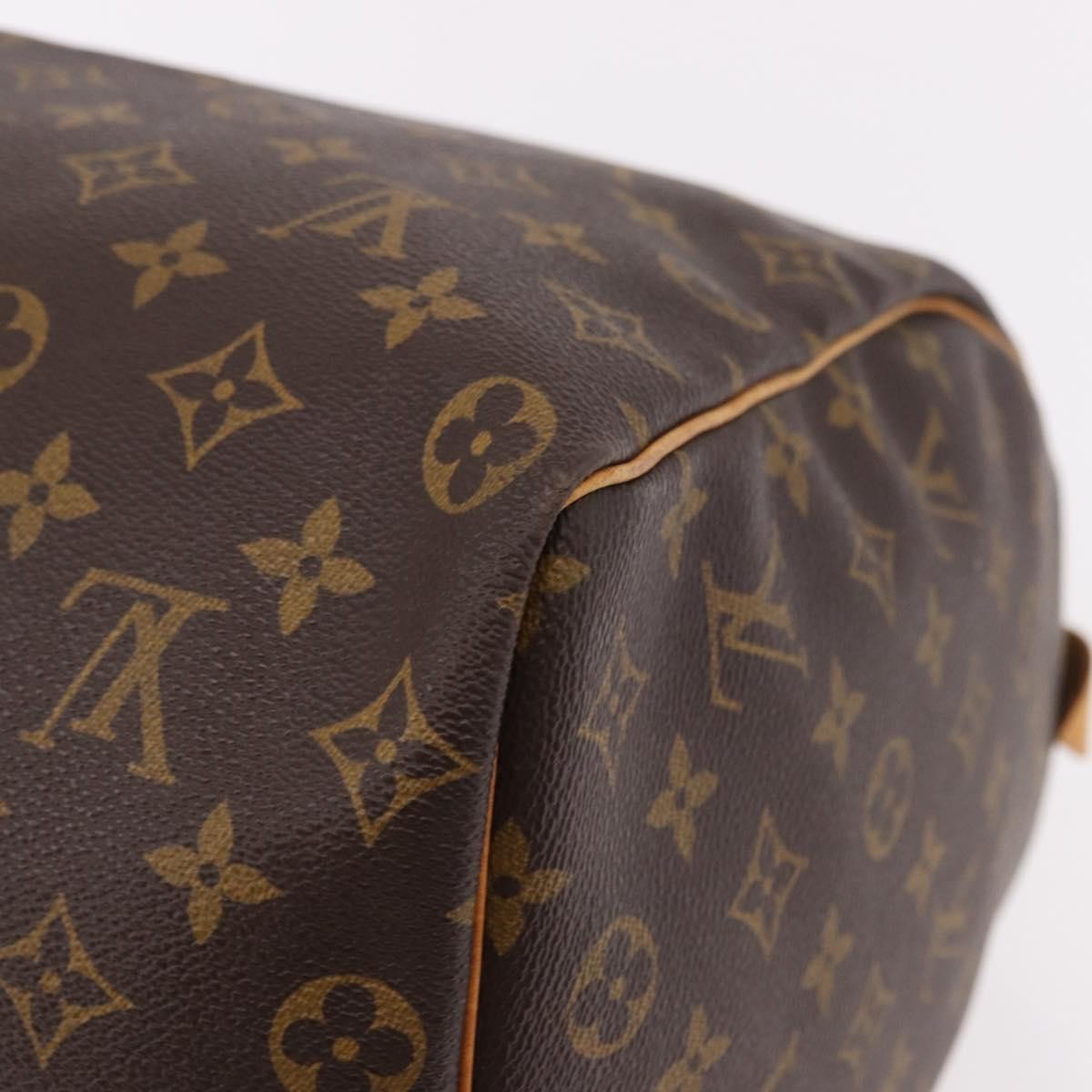 Louis Vuitton Keepall Monogram, Brown, Canvas, Travel Bag