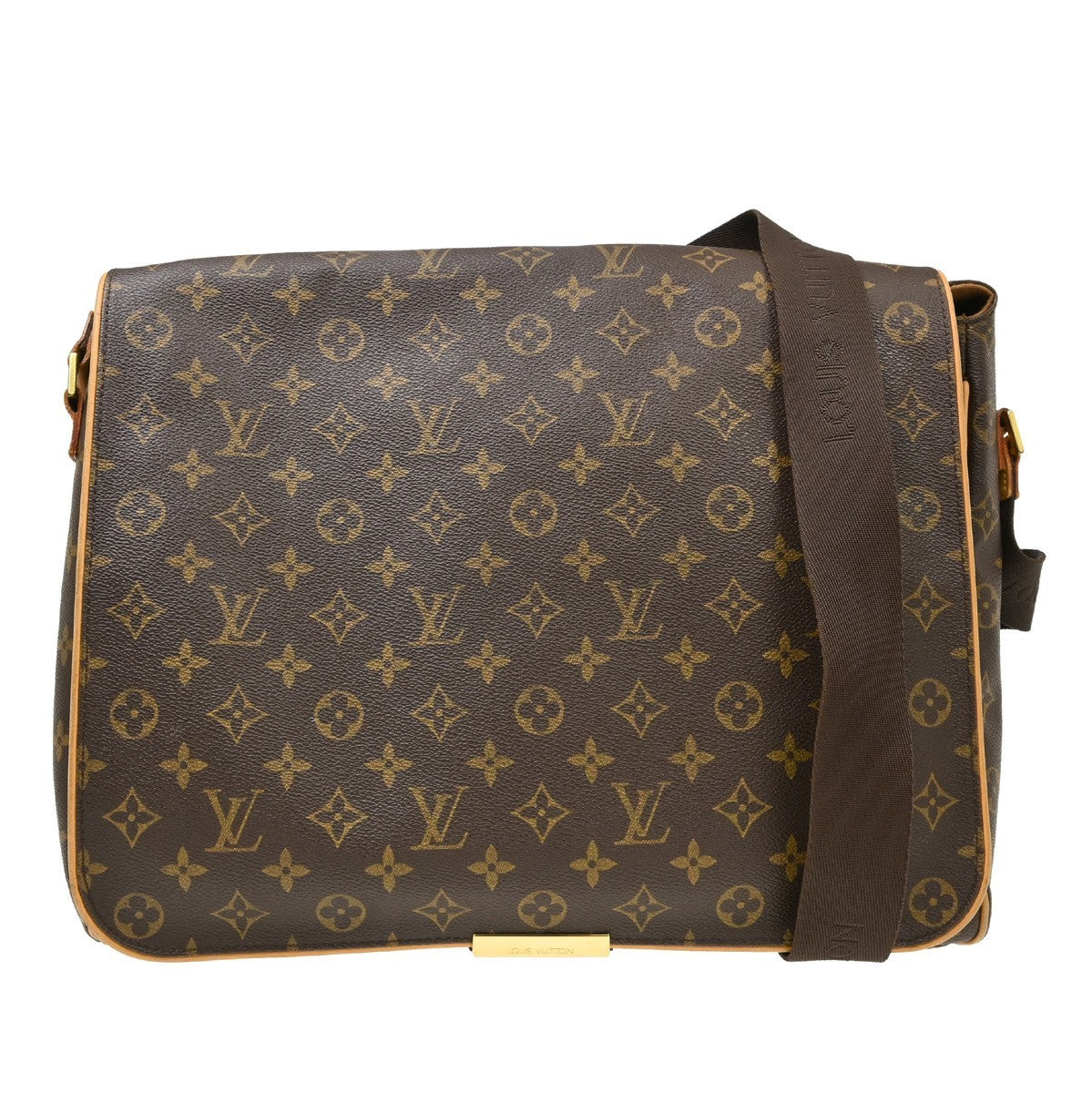 Louis Vuitton Abbesses Messenger Monogram Canvas, Brown, Canvas, Handbag