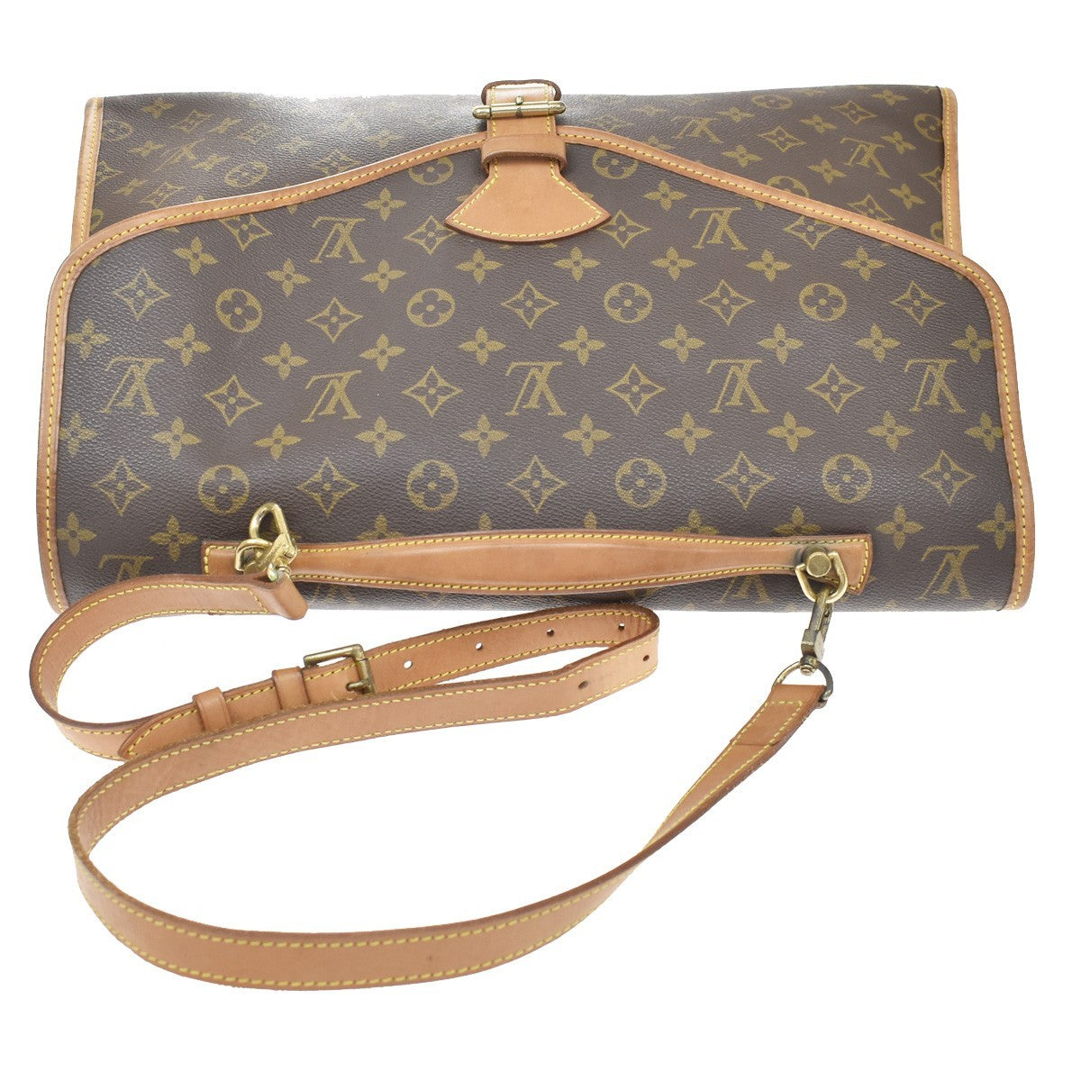 Louis Vuitton Beverly Monogram Canvas, Brown, Canvas, Handbag