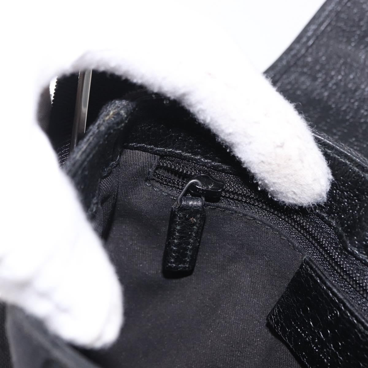 Gucci Buckle Waist GG Canvas and leather, Black, Canvas, Clutch