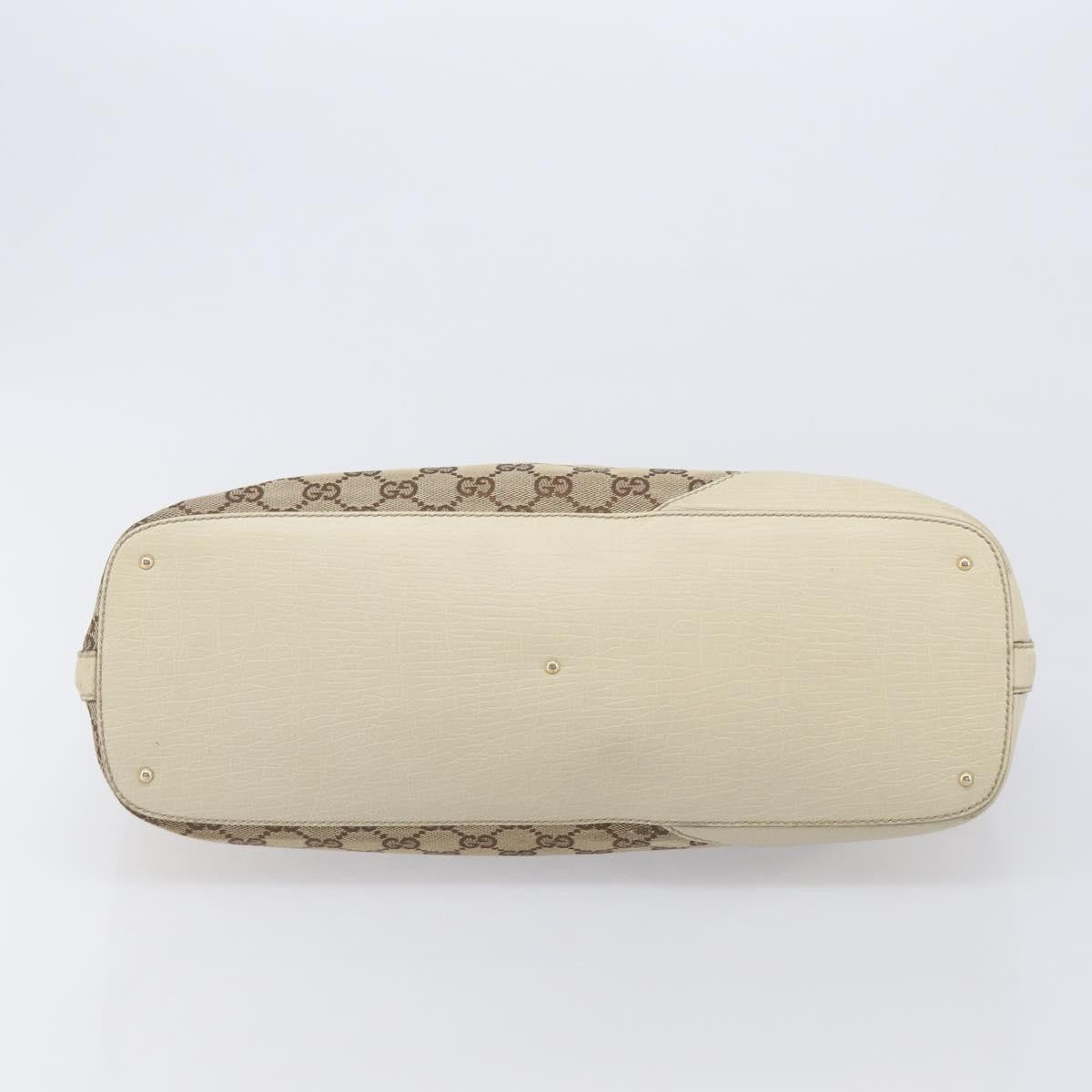 Gucci Horsebit Handle GG Canvas, Beige, Canvas, Tote Bag