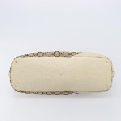 Gucci Horsebit Handle GG Canvas, Beige, Canvas, Tote Bag