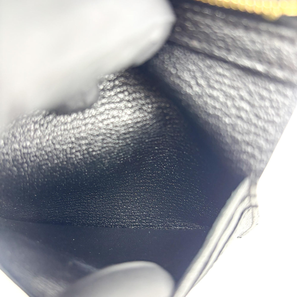 Hermes Bearn Epsom, Black, Leather, Wallet