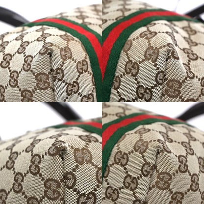 Gucci Jolicoeur GG Canvas, Brown, Canvas, Tote Bag