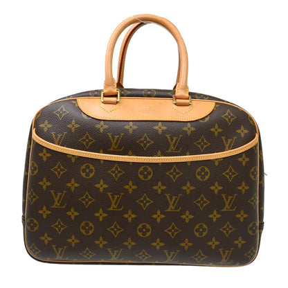 Louis Vuitton Deauville Monogram, Brown, Canvas, Handbag