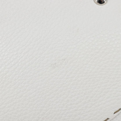 Fendi Selleria 2Bag Leather, White, Leather, Handbag