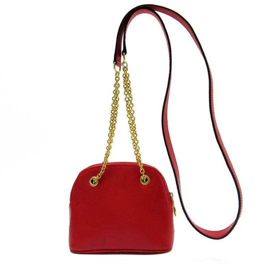 Céline, Red, Leather, clutch
