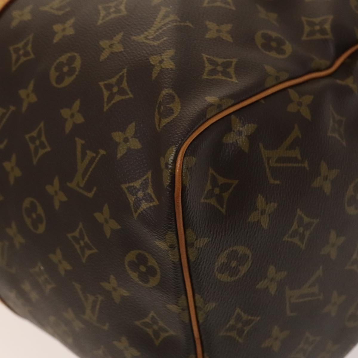 Louis Vuitton Keepall Bag Monogram Canvas, BROWN, CANVAS, Travel bag