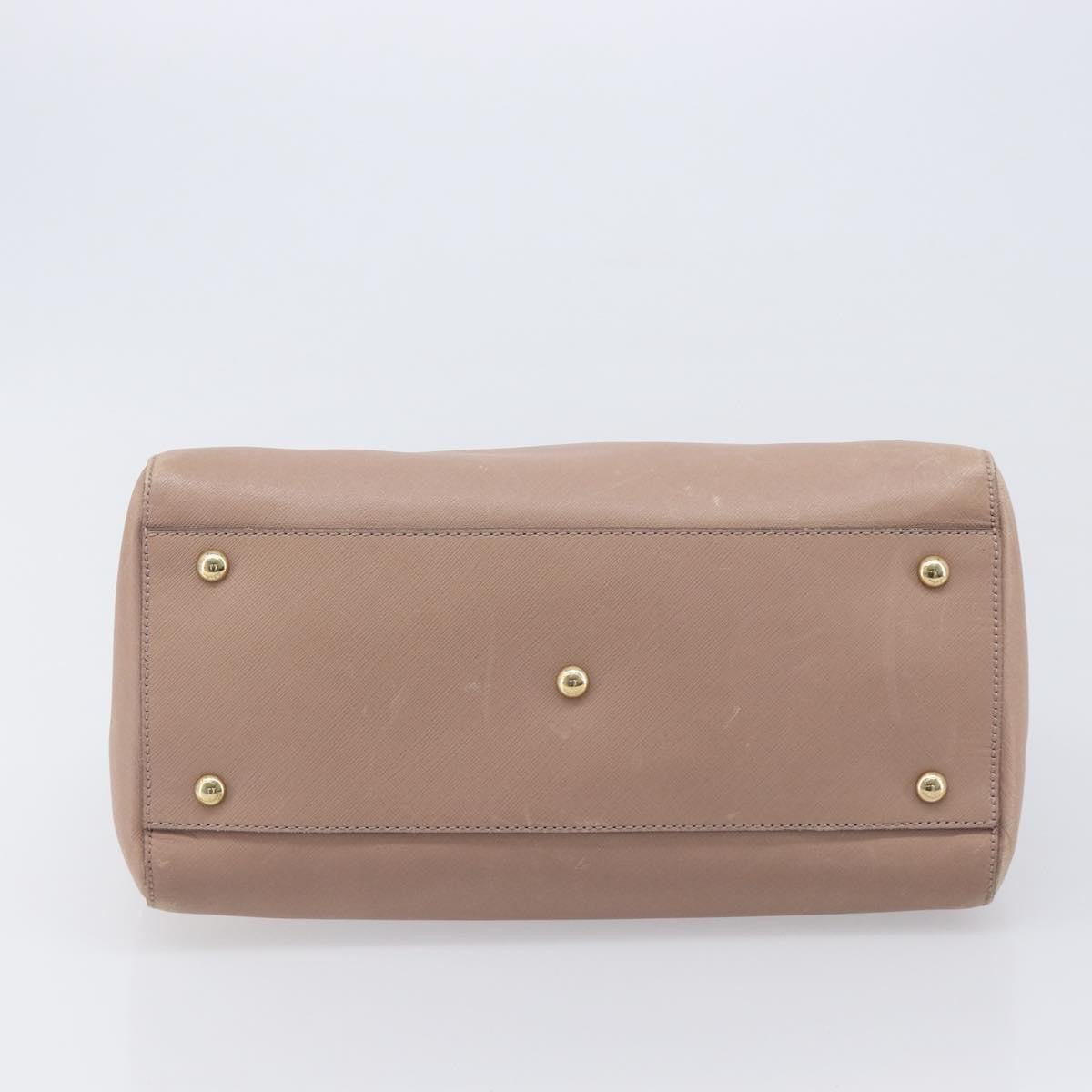 Salvatore Ferragamo Batik Leather, Beige, Leather, Tote Bag