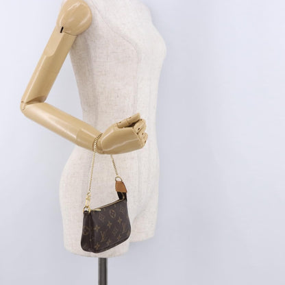 Louis Vuitton Mini pochette accessoires Canvas, Brown, Canvas, Clutch