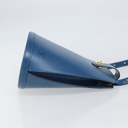 Louis Vuitton Cluny Epi Leather, Blue, Leather, Shoulder Bag