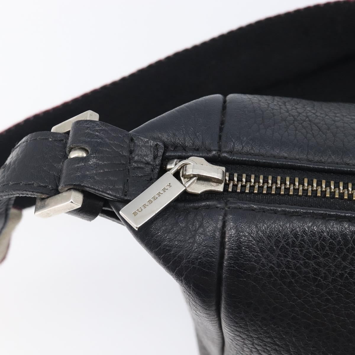 Burberry Shoulder Leather, Black, Leather, Shoulder Bag