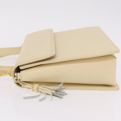 Valentino Garavani Vintage Leather, Beige, Leather, Shoulder Bag